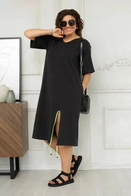 Платье *Распродажа BegiModa 1024 чёрный #1