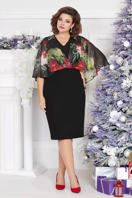 Вечернее платье с шифоном Mira Fashion 5360 #1