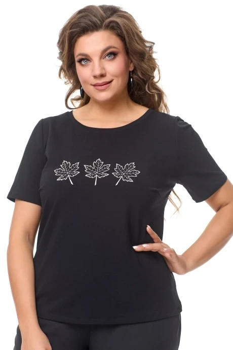 Футболка FITA 20352 черно-бежевый #1