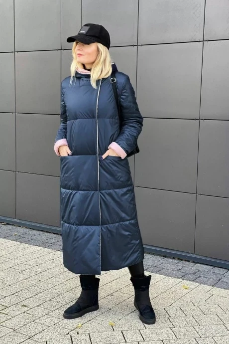 Двустороннее пальто Azzara 3118С розово-синий #1