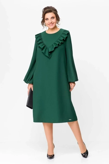 Платье Swallow 710 Тёмный изумруд #1