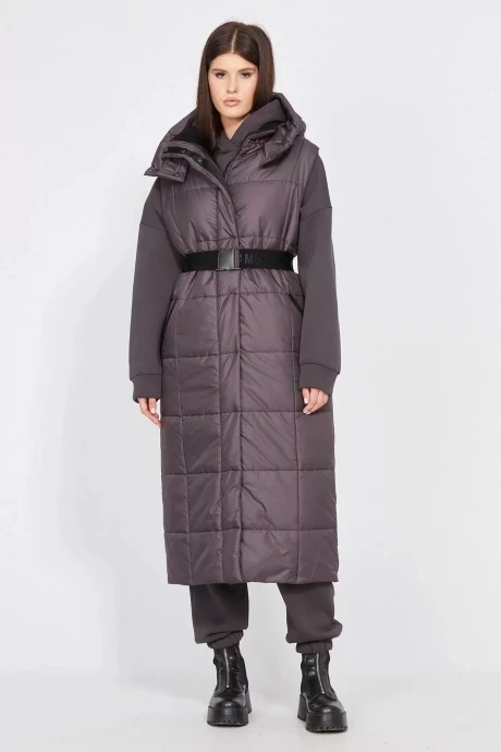 Длинный стеганый жилет EOLA 2543 бежевый #1