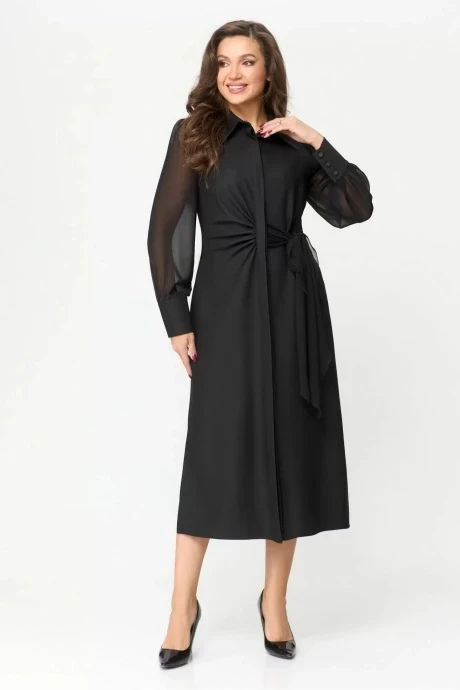 Вечернее платье с шифоном Дали 3646А #1