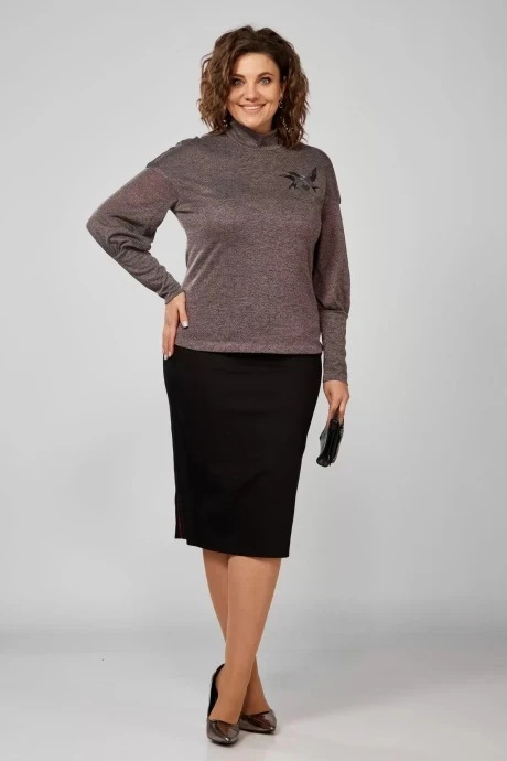 Джемпер (кофта) Anna Majewska А338.1 лиловый #1