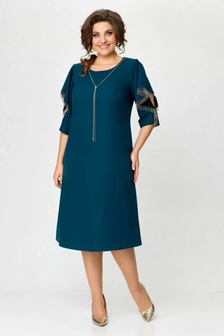 Платье Ладис Лайн 1480 изумруд #1