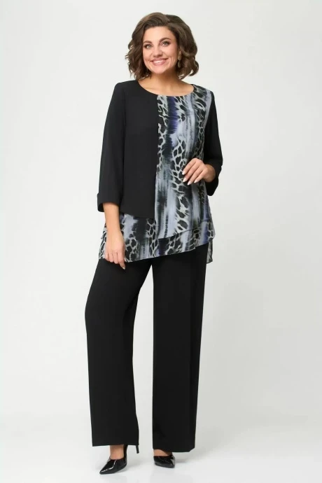 Брючный костюм Дали 4572 мультиколор двойка #1