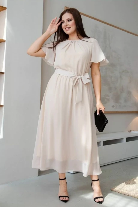 Вечернее платье ASV 2629 беж #1