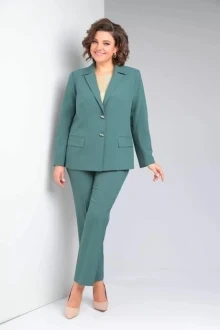 Брючный костюм Vilena Fashion 917 полынь двойка