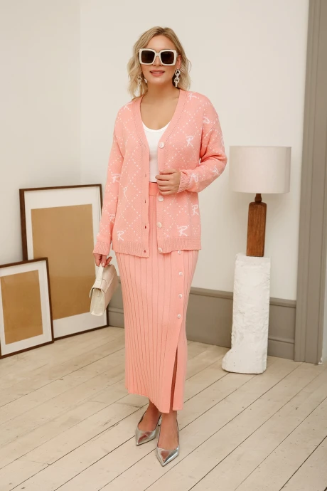 Юбка Romgil РВ0039-ХЛ2 розовый_персик #1