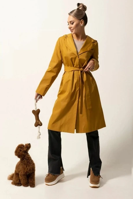 Плащ Golden Valley 7146 темно-желтый #1