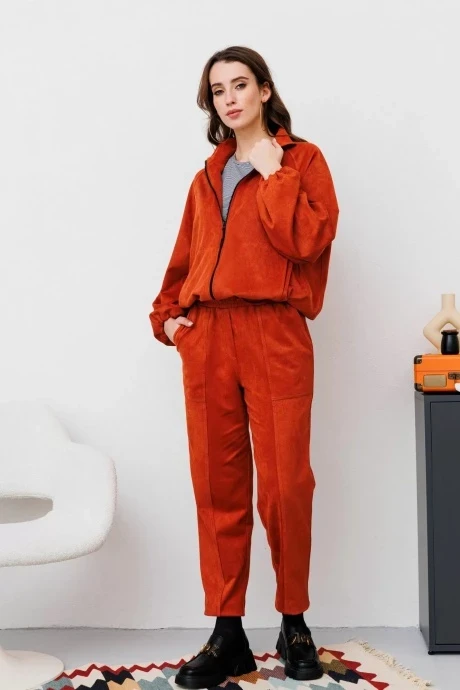 Джемпер (кофта) NikVa 473-1 терракот #1