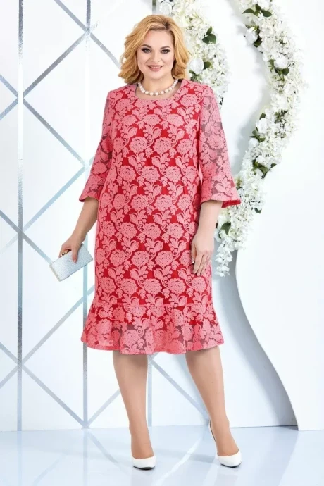 Платье *Распродажа Нинель Шик 7357 малина #1