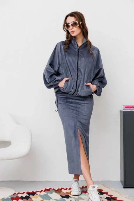 Юбка NikVa н476-2 графит #1