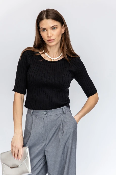 Джемпер (кофта) Romgil РВ0029-ХЛ2 черный #1