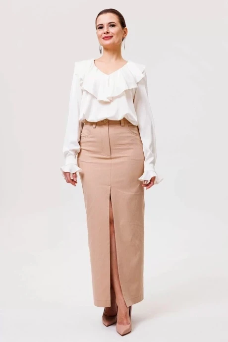 Блузка ANIDEN 21-1 бежевый #1