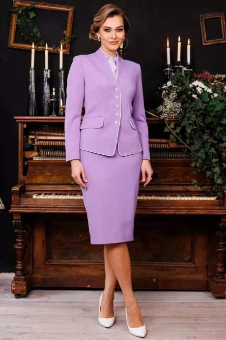 Юбочный костюм Мода-Юрс 2808-1 сирень #1