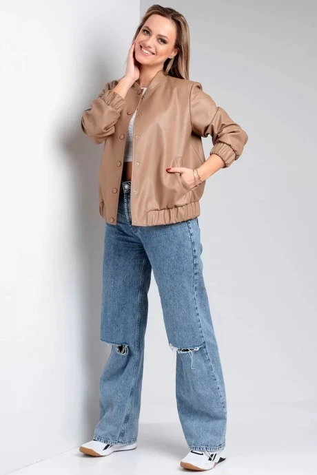 Бомбер из экокожи Лиона-Стиль 895 #1