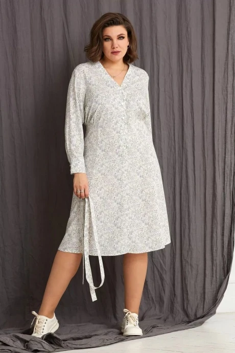 Женское платье BegiModa 1029 цветочный принт #1