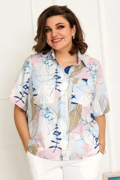 Рубашка BegiModa 4088 микс #1