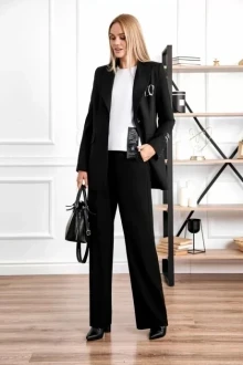 Брючный костюм Azzara 929 черный тройка