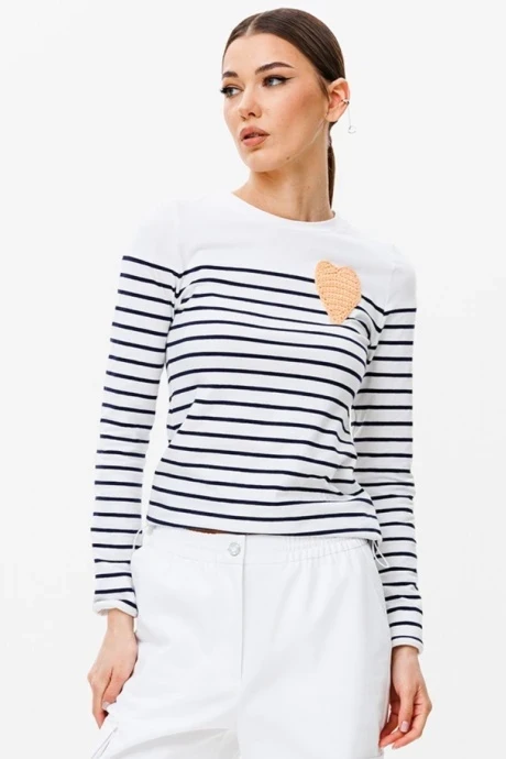 Джемпер (кофта) Buter 2788 бело-синий #1