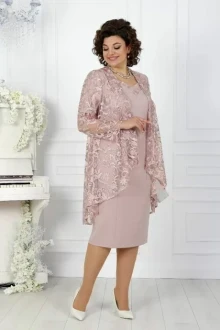 Вечернее платье Нинель Шик 5907 пудра