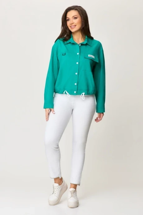 Куртка-ветровка Дали 5687 бирюза #1