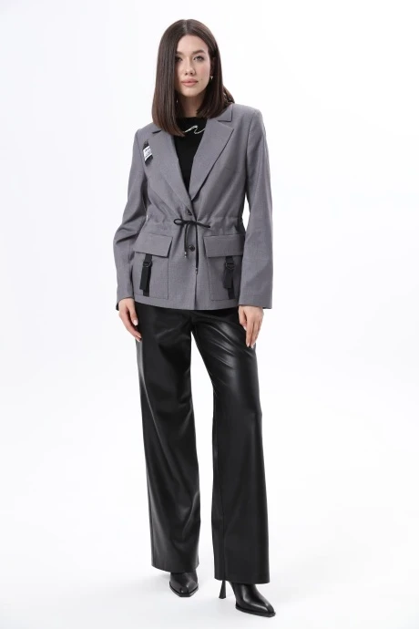 Брючный костюм LM 3111 серый двойка #1