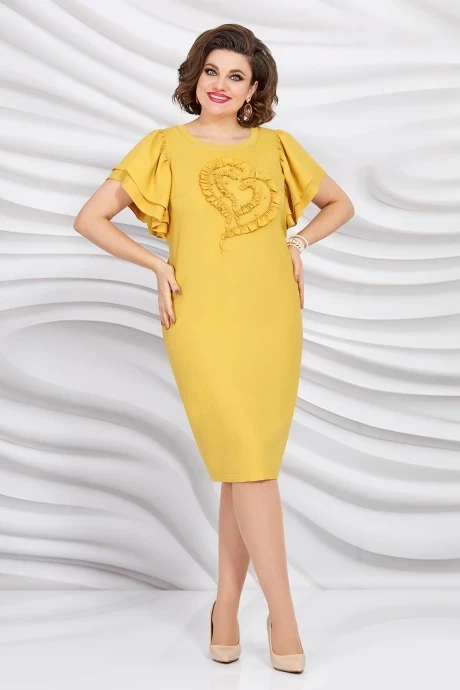 Платье Mira Fashion 5404 желтый #1