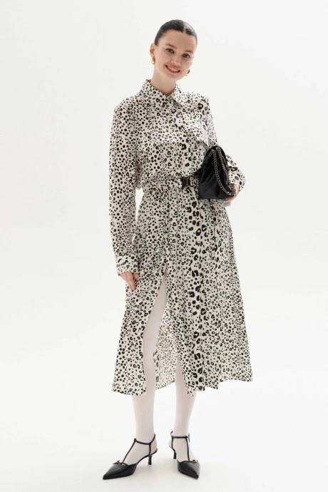 Платье Lokka 1327 черный принт #1