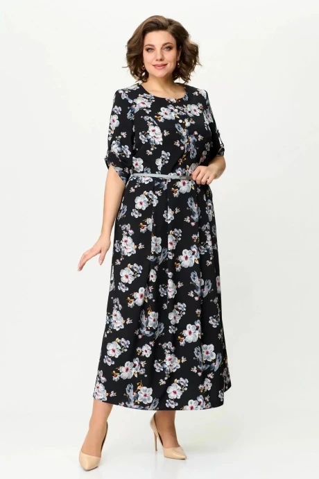 Платье TricoTex Style 1716 цветочки #1