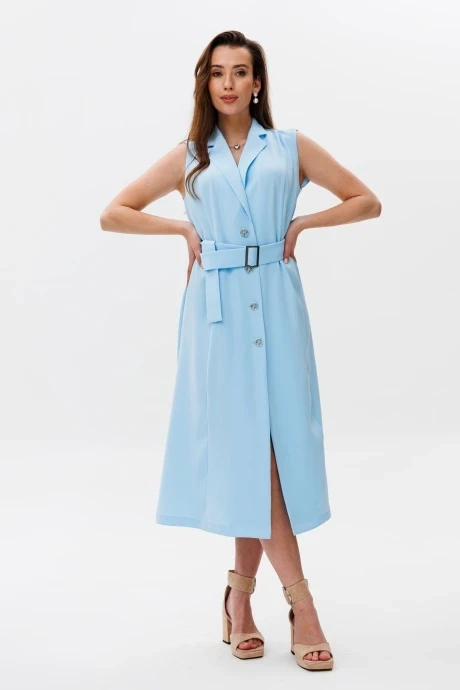 Платье NikVa 490-1 голубой #1