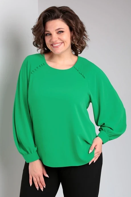Блузка Таир-Гранд 62368 травяной #1