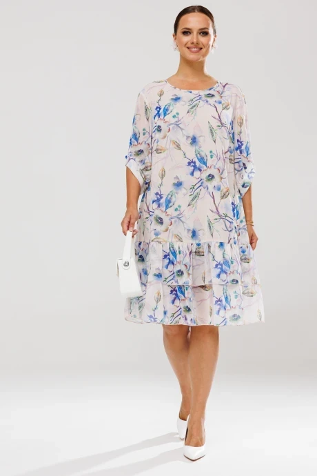 Платье Мублиз 114 пудра графит #1