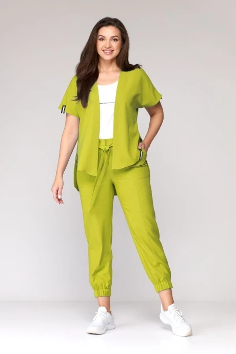 Брючный костюм Карина Делюкс 1098/1 лайм #1