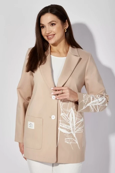 Трикотажный жакет (пиджак) с принтом TAiER 1276 #1