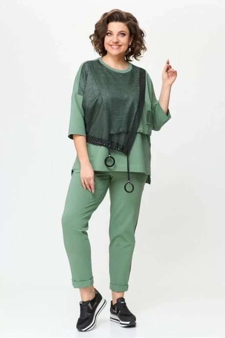 Спортивный костюм Michel Chic 1329/1 нефрит двойка #1