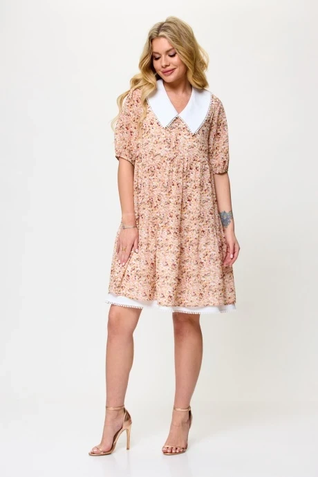 Платье Карина Делюкс 1244 мультиколор #1