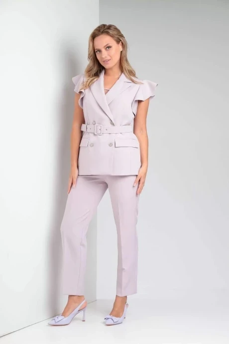 Брючный костюм Vilena Fashion 866 перламутр двойка #1
