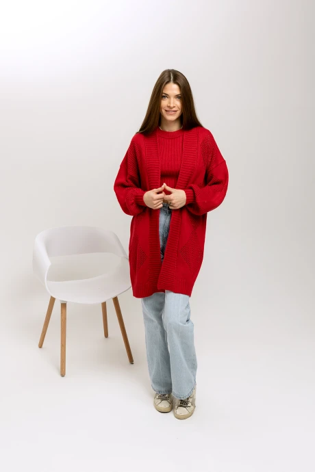 Кардиган Romgil ТЗ832Х малиново-красный #1