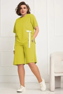 Костюм с шортами BegiModa 3055 травяной