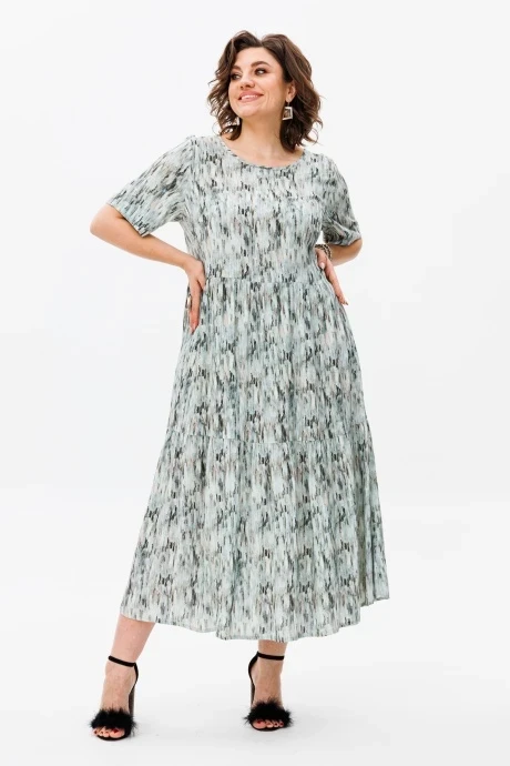 Платье Anelli 1408 аспарагус #1