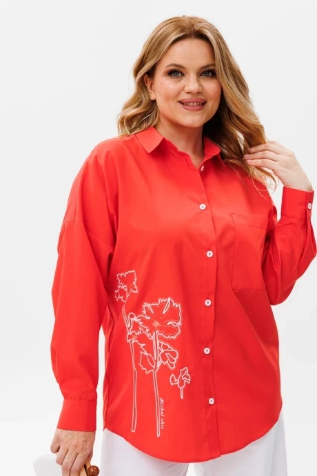 Рубашка Michel Chic 778 коралл #1