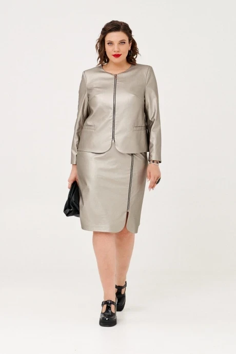 Юбочный костюм Almirastyle 329 бронза двойка #1