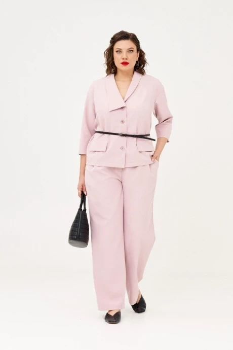 Брючный костюм Almirastyle 333 пудра двойка #1