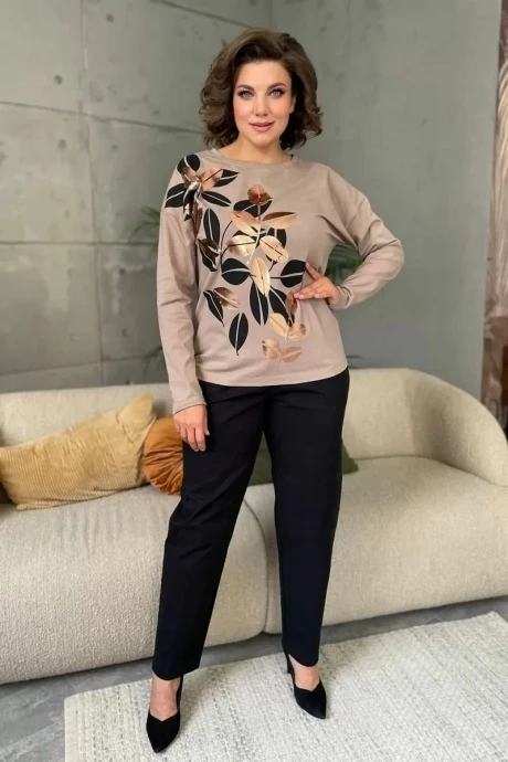 Джемпер (кофта) *Распродажа Rumoda 2145 капучино #1