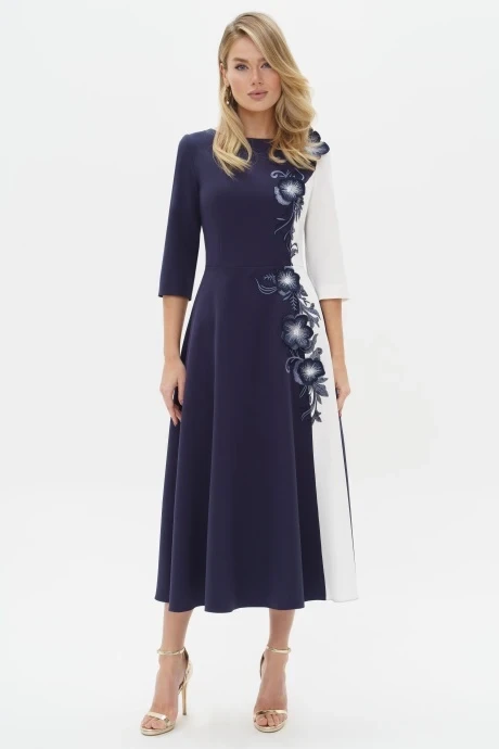 Женское платье с вышивкой ЮРС 24-310-1 #1
