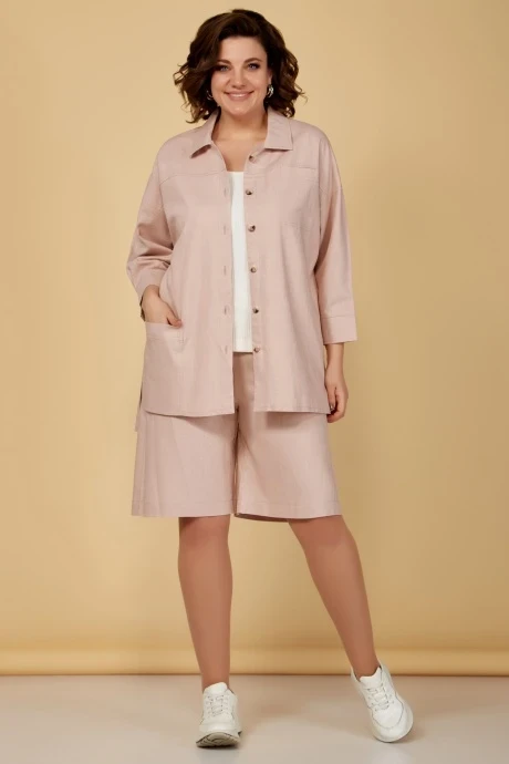 Брючный костюм Медея и К 2204 пудра тройка #1