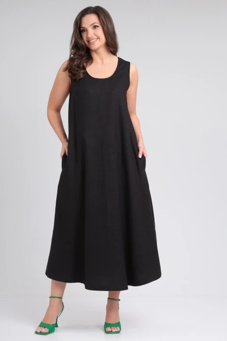 Платье из вискозы YOUR SIZE 2223 #1