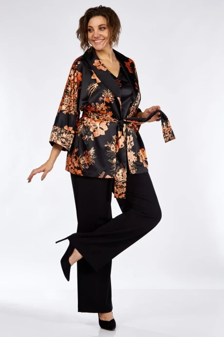 Брючный костюм *Распродажа Matini 1.1711 оранжевый тройка #1